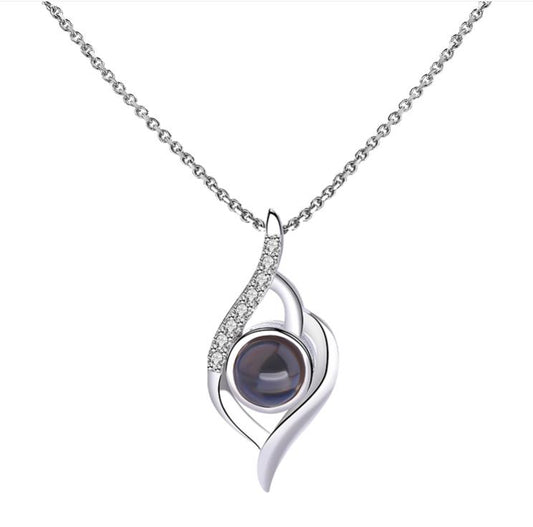Projection Necklace 925 Sterling Silver