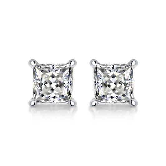 Moissanite Earring 925 Sterling Silver