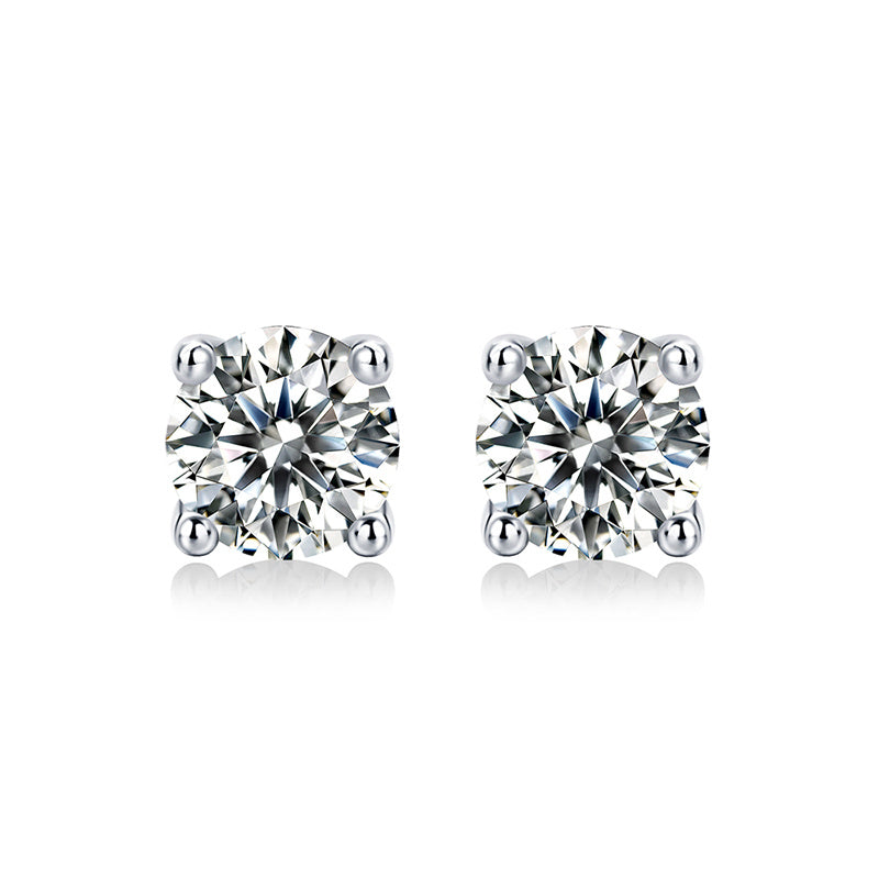 Moissanite Earring 925 Sterling Silver