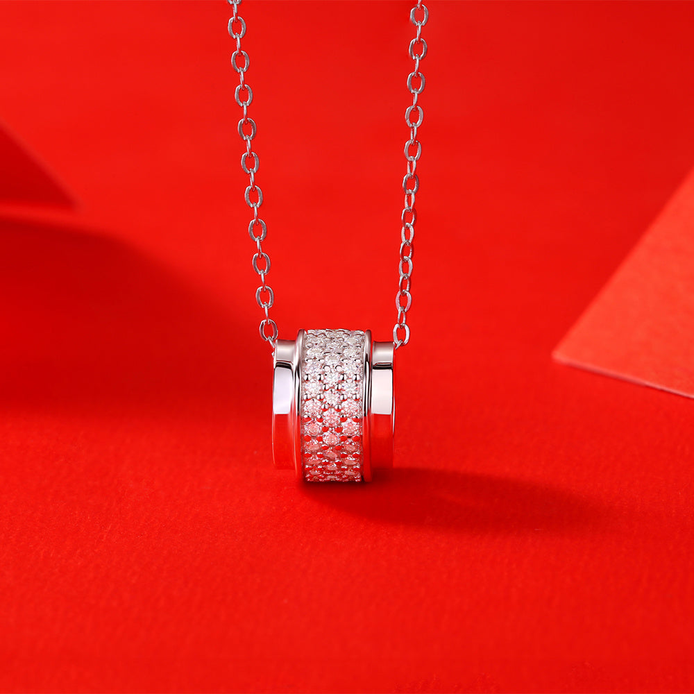 Moissanite Necklace 925 Sterling Silver