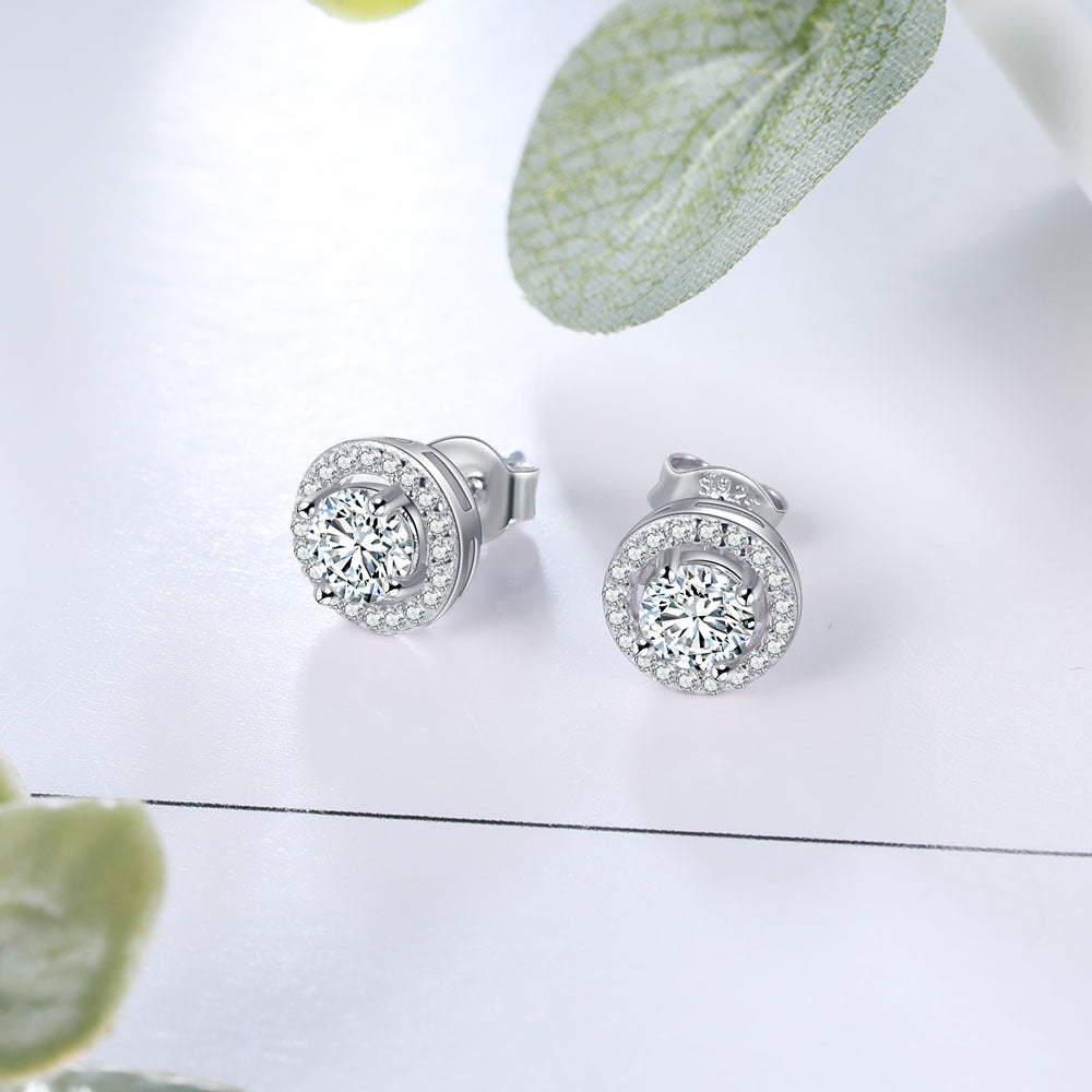 Moissanite Earring 925 Sterling Silver